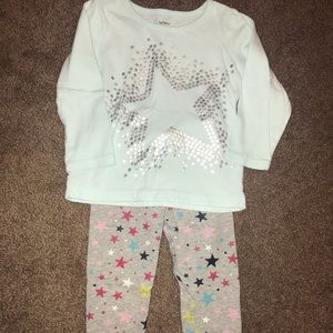 EUC Carters Star Outfit, 18mo